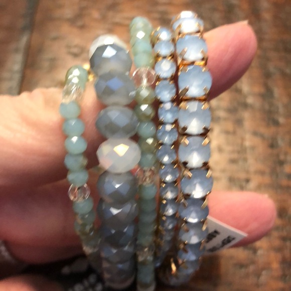 NWT Design Lab Bracelet Bundle Blue - Picture 2 of 3